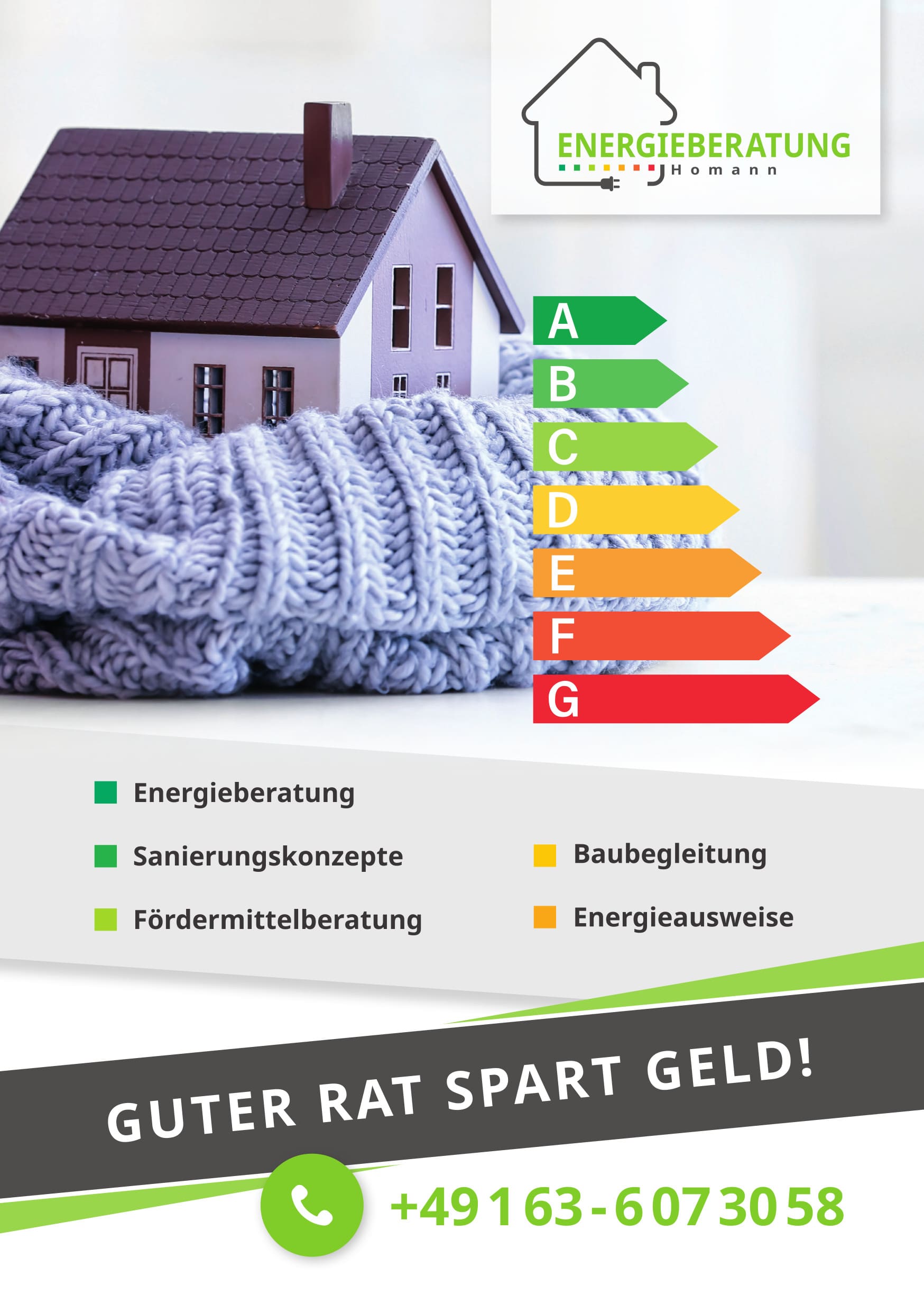 Flyer Homann Energieberatung